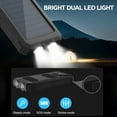 thumbnail image 4 of Solar Charger, 36800mAh Solar Power Bank, Waterproof External Backup Battery Power Pack with USB C Input/Output/LED Flashlights Compatible with iPhone, Samsung, iPad, Suitable for Outdoor, Camping, 4 of 9