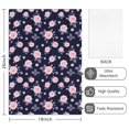 thumbnail image 2 of 4 Pcs Pioneer Flower Floral Print Pattern Kitchen Towels, Funny Microfiber Dish Towel Set, 18" X 26" Tea Towels, 2 of 6