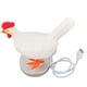 thumbnail image 2 of Lámpara de Huevo de Gallina, Decretación del Hogar Resina Blanca 3d Lámpara de Huevo LED de Luz Tibia para Dormitorio, 2 of 7