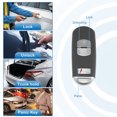 thumbnail image 3 of Carcasa para mando a distancia de coche, carcasa para mando a distancia de 3 botones, carcasa de entrada sin llave, reemplazo de carcasa para Mazda 3 6 MX5 Miata 2014-2018, 3 of 7