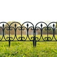 thumbnail image 6 of Deagia Garden Fence Panels Fence Landscapes Plastic Black Edgings Garden Border Fence Lightweight Landscapes Paths Panels for Grass Lawns Flowerbeds Plant Borders, 6 of 6
