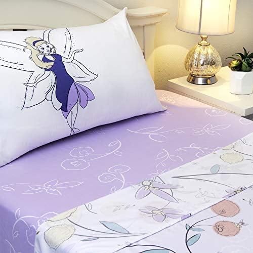 JumpOff Jo - Twin Sheet Set (3 Pcs) - Hypoallergenic, Breathable, Microfiber Kids Bedding - Fairy Blossom