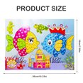 thumbnail image 2 of Muyoka Kits de pintura de diamantes para niños, 20 piezas, mosaico de dibujos animados, pegatina de rompecabezas, pintura de diamantes de imitación, bricolaje, imagen de diamantes de imitación, arte a Muyoka Hogar, 2 of 7