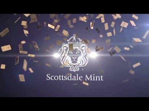 1 oz Gold Bar by Scottsdale Mint - 1 Troy Ounce .9999 Gold in Assay Card