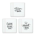 thumbnail image 2 of Noted: Reusable Paper Coasters Set of 6 Fred, 2 of 2