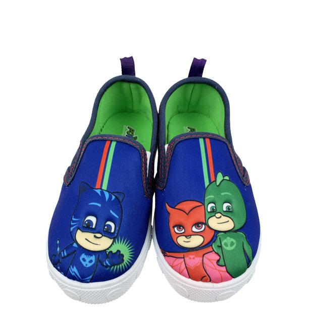 PJ Masks PJ Masks Boys' and Girls' Shoe; Canvas SlipOn Shoe; Catboy