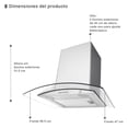 thumbnail image 3 of Combo Supra campana y parrilla en acero inoxidable de 60 cm, 3 of 6