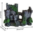 thumbnail image 5 of Aquarium Castle Decoration, Simulation Resin Hiding Castle Ornament Realistic Underwater Landscape Decor For Aquarium Fish Tank, 5 of 5