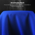 thumbnail image 2 of NFTIGB Men's Basic Riding Jerseys Full Zipper Long Sleeves Bike Shirt Reflective Strips Breathable Windbreaker Mountain Biking, Dark Blue, Large (9.45 in / 24 cm), 2 of 9