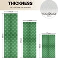 thumbnail image 4 of Green Christmas Snowflake Pattern Kitchen Rugs Sets Of 3,Kitchen Runner Rugs Non Skid Washable,Decorative Kitchen Floor Mats for Kitchen,Sink,Laundry,17"x30"+ 17"x47" + 17"x59", 4 of 6