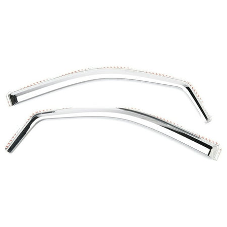 Putco 480560 Element Chrome Window Visor In Channel