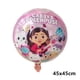 thumbnail image 5 of 1 juego de globos de látex con forma de gato para casa de muñecas Gabby, decoración para fiestas de cumpleaños de niños, suministros para baby shower, globos de helio para niños, 5 of 5