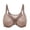 Brown Purple, variant on Cosnufy Posture Front Closure Plus Size Bras For Women Underwire Unlined