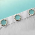 thumbnail image 4 of Feelyou Teens Abstract Ombre Curtains Pack of 2 (42x84 Each), Cyan Green Gradient Curtains Blackout, Modern Fashion Style Bedroom Curtains, Black Out Curtains Decor, 4 of 6