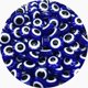 thumbnail image 2 of 6mm 8mm 10mm 12mm White/Blue Resin Beads Evil Eye Spacer Beads For Jewelry Making DIY Charms Bracelet Necklace Accessories, 2 of 5