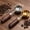 Silver&Gold, variant on 1 Pc Food Scoop Measuring Cup Tablespoon Stainless Steels Scoop with Wooden Handle, Long Handle Coffee Measuring Spoon Multifunctional Measuring Spoon for Coffee, Tea, 4.52"x1.77", Gold 15Ml