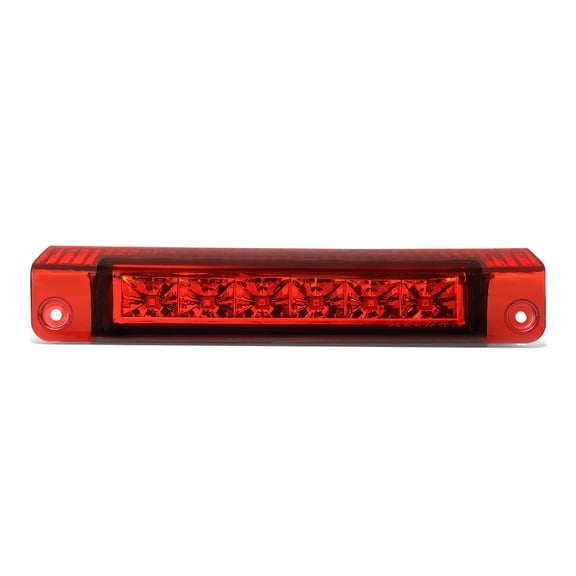 DNA Motoring 3BL-CEXP13-LED-RD For 2003 to 2017 Chevy Express GMC Savana 1500 2500 3500 LED 3rd Third Tail Brake Light Lamp Red Housing 04 05 06 07 08 09 10 11 12 13 14 15 16 17