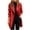 Red, variant on GaThRRgYP Wool Overcoat Women Plus Size Winter,Women's Fall and Winter Straight Cardigan Button Pocket Coat Khaki M
