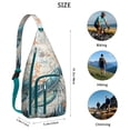 thumbnail image 3 of 4-Pockets Cross Body Bags for Woman Men,Cute Sea Life Sling Bag Chest Bag with Adjustable Strap Women's Crossbody Bags for Outdoors Hiking Traveling, 3 of 4