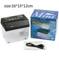 thumbnail image 3 of Amdohai USB Mini Desktop Creative High Security Cross-Cut Shredder, Black, 3 of 7