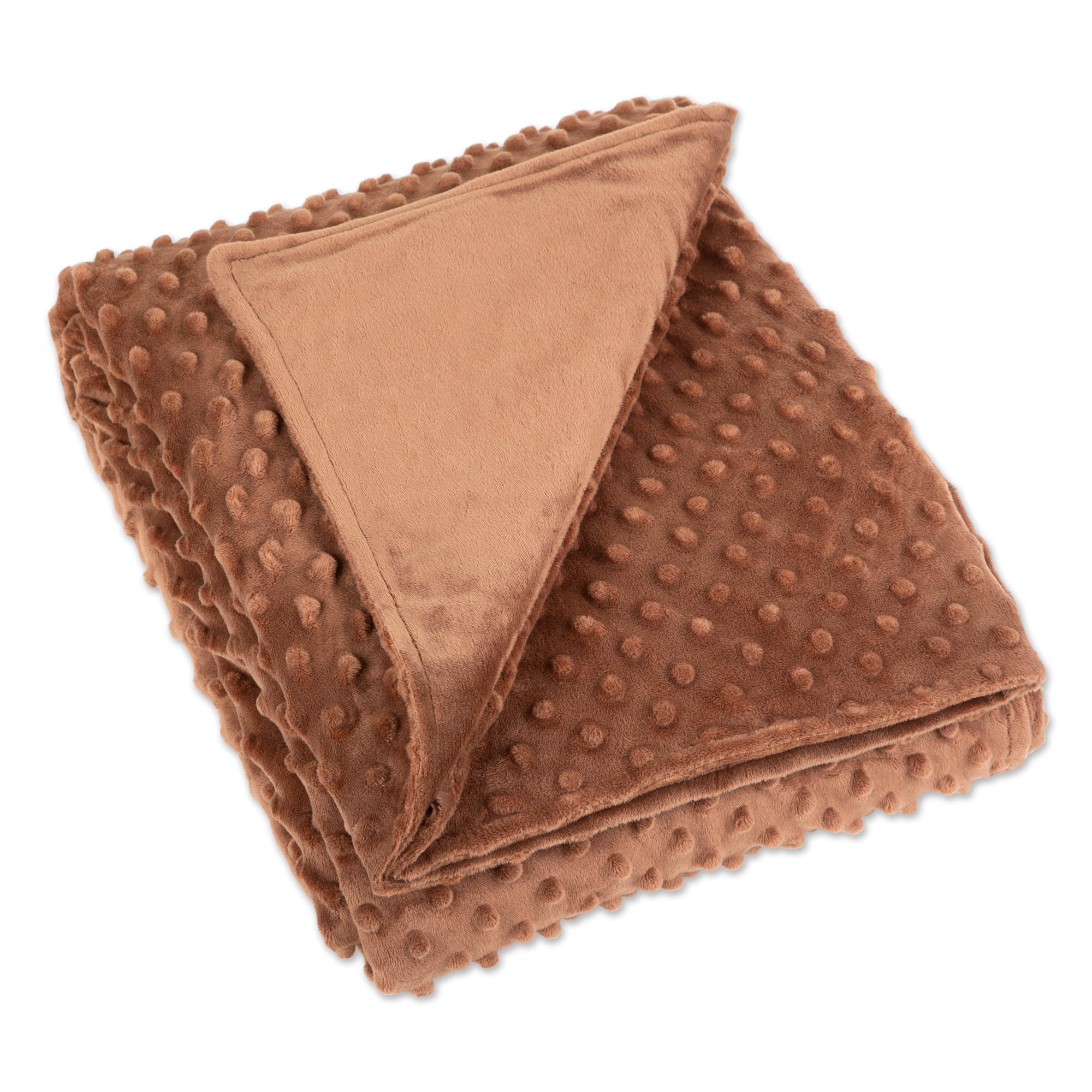 Bucky Minky Duvet Cover for Weighted Blankets 60"x80", Chocolate