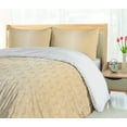 thumbnail image 5 of Ambesonne Beige Duvet Cover Sets, Geometric Gold Patterns, 2-Queen, Pale Peach Brown, 5 of 7