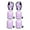 Purple Six-piece set, variant on sunsanly 1 Set Kids Roller Skating Protective Gear Skateboarding Scooter Biking Cycling Sports Toddlers Boys Girls Wrist Guard Knee Elbow Pad Protector