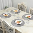 thumbnail image 4 of Manteles individuales para Mesa, Decoración de Cocina Redondos Manteles Individuales Trenzados, para Cocina Cafetería, Resistentes al Calor Resistentes a las Manchas Antideslizantes Lavables (6), 4 of 5