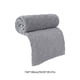 thumbnail image 2 of Manta de invierno de jacquard de color sólido gris multifuncional para oficina y regalo de vacaciones, 2 of 6