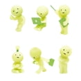thumbnail image 2 of 12PCS Dreams Smiski Glow in The Dark Figure, Smiski HIPPERS Work Series Blind Box, 2 of 8