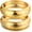 2 Chunky bangles, variant on Chunky Gold Bangle Bracelets for Women, Dainty 14k Gold Plated Big Stackable Bangles Set, Trendy Statement Cuff Bracelet Stack Fashion Jewelry Christmas Gifts