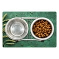 thumbnail image 1 of Natural Color Pet Mat for Food and Water, Agriculture Themed Photo with Wheat on Grunge Backdrop, Non-Slip Rubber Mat for Dogs and Cats, 18" X 12", by Ambesonne, 1 of 2