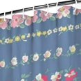thumbnail image 3 of Pioneer Flower Floral Print Pattern Shower Curtain 72"x72" ,Bathroom Decorative Shower Curtains Set with 12 Hooks,Modern Waterproof Washable Shower Curtain, 3 of 6