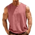 thumbnail image 2 of Sleeveless Shirts for Men Casual Tank Tops Muscle Shirt Summer T Shirts Beach Loose Fit Tee, 2XL, 2 of 4