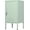 Green, variant on Modern Minimalist Lockable Metal End Table – Single Door, Multi Storage Cabinet with 2 Adjustable Shelves, Easy Assembly, 27.55"H x 13.78"W x 14.96"D