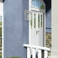 thumbnail image 2 of Livex Lighting Nyack 3 Light Outdoor Wall Lantern in Nickel, 2 of 15