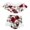 Red, variant on Baby Girls 2 Pcs Summer Cute Off-Shoulder Tank Top Shorts Sunsuit