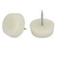 thumbnail image 2 of Unique Bargains Furniture Legs Feet Plastic Nail-on Slider Tack Glides Protector 26mm Dia 10Pcs, 2 of 4