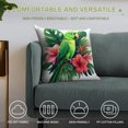 thumbnail image 4 of Tropical Palm Leaves with Parr Pillow Covers,Tropical Palm Leaves with Parr Throw Pillow Covers 18"×18" ,Living Room Sofa Couch Pillow Covers,Decorative Pillow Covers, 4 of 7
