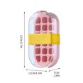 thumbnail image 4 of Xihbxyly Bandeja de Hielo Grande, Molde para Cubitos de Hielo con Mecanismo de Prensa, Máquina de Hielo de Silicona de Alta Capacidad, Producción de Hielo Sin Esfuerzo para Cócteles, Congelación de H, 4 of 7