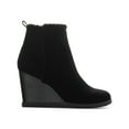 thumbnail image 2 of Sun + Stone Womens Camillia Zip up Platform Wedge Boots, 2 of 5