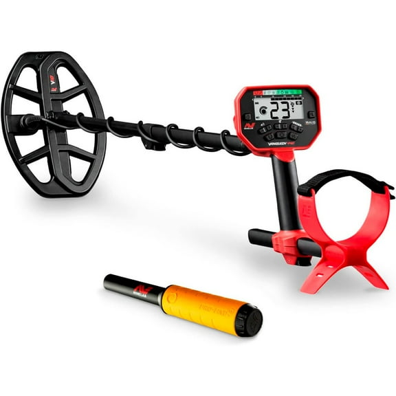 Minelab Vanquish 440 All-Terrain, Powerful, Accurate, and Lightweight Metal Detector Bundle with Minelab 3226-0002 Pro-Find 15 Pinpointer Metal Detector with Splashproof Design (Gold) (2 Items)