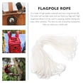 thumbnail image 5 of Flagpole Rope Clotheslines Lanyard Tapestry Camping Earth Tones Travel White Cotton, 5 of 6