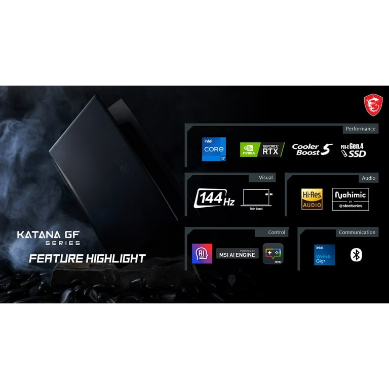 MSI Katana 15.6 inch 144Hz Gaming Laptop Intel Core i7-13620H