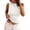 White, variant on Stichou Women's Sleeveless Tops Ribbed Mock Neck Tank Top Slim Fitted Ruched Basic Layering Shirts 2026 Summer Spring Going Out Y2k Clothes White L