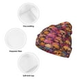 thumbnail image 3 of Pofeuu Skull blue daisy flower Print Beanie Hat for Men Women Knit Winter Hat Warm Cuffed Skull Beanie Slouchy Soft Unisex, 3 of 6