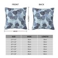 thumbnail image 4 of YFYANG Square Decorative Throw Pillow Case (Without Pillow Insert), Blue Abstract Geometry Bedroom Sofa Car Cushion Cover, 26"x26", 4 of 9