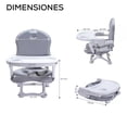 thumbnail image 2 of Silla Periquera plegable para bebé Aquila Gris, 2 of 5