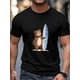 thumbnail image 4 of Men's T-Shirt,Short Sleeve Tee Shirt Casual Tops Brown Bear Crew Neck T Shirts for Men, 4 of 8