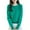 Mint Green, variant on DAFPZW Wool Sweaters for Women Fall Winter Warm Soft Knitted Tops Casual Loose Pullover Crew Neck Long Sleeves Shirts
